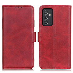 Custodia Portafoglio In Pelle Cover con Supporto M15L per Samsung Galaxy A15 4G Rosso