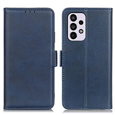 Custodia Portafoglio In Pelle Cover con Supporto M15L per Samsung Galaxy A33 5G Blu