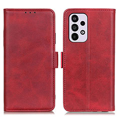 Custodia Portafoglio In Pelle Cover con Supporto M15L per Samsung Galaxy A33 5G Rosso