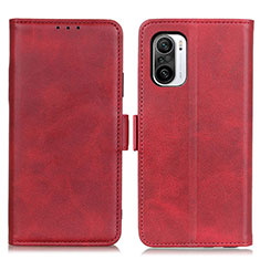 Custodia Portafoglio In Pelle Cover con Supporto M15L per Xiaomi Mi 11X 5G Rosso