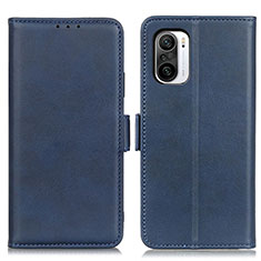 Custodia Portafoglio In Pelle Cover con Supporto M15L per Xiaomi Mi 11X Pro 5G Blu