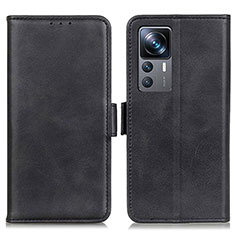 Custodia Portafoglio In Pelle Cover con Supporto M15L per Xiaomi Mi 12T Pro 5G Nero