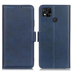Custodia Portafoglio In Pelle Cover con Supporto M15L per Xiaomi POCO C31 Blu