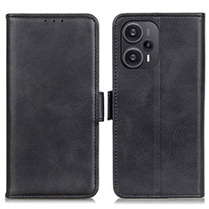 Custodia Portafoglio In Pelle Cover con Supporto M15L per Xiaomi Poco F5 5G Nero