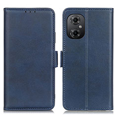 Custodia Portafoglio In Pelle Cover con Supporto M15L per Xiaomi Poco M4 5G Blu