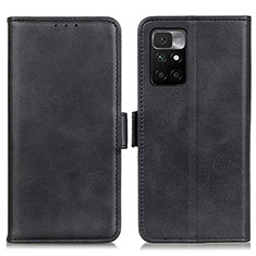 Custodia Portafoglio In Pelle Cover con Supporto M15L per Xiaomi Redmi 10 (2022) Nero