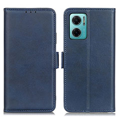 Custodia Portafoglio In Pelle Cover con Supporto M15L per Xiaomi Redmi 11 Prime 5G Blu