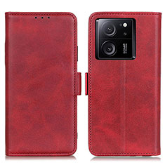 Custodia Portafoglio In Pelle Cover con Supporto M15L per Xiaomi Redmi K60 Ultra 5G Rosso