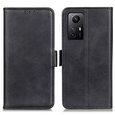 Custodia Portafoglio In Pelle Cover con Supporto M15L per Xiaomi Redmi Note 12S Nero