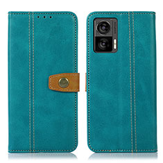 Custodia Portafoglio In Pelle Cover con Supporto M16L per Motorola Moto Edge 30 Lite 5G Verde