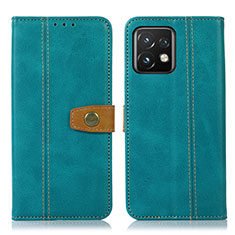 Custodia Portafoglio In Pelle Cover con Supporto M16L per Motorola Moto Edge Plus (2023) 5G Verde