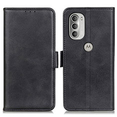 Custodia Portafoglio In Pelle Cover con Supporto M16L per Motorola Moto G51 5G Nero