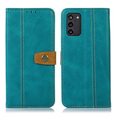 Custodia Portafoglio In Pelle Cover con Supporto M16L per Nokia G100 Verde