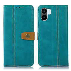 Custodia Portafoglio In Pelle Cover con Supporto M16L per Xiaomi Redmi A1 Verde