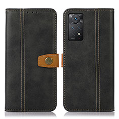 Custodia Portafoglio In Pelle Cover con Supporto M16L per Xiaomi Redmi Note 11 Pro 5G Nero