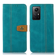 Custodia Portafoglio In Pelle Cover con Supporto M16L per Xiaomi Redmi Note 12S Verde