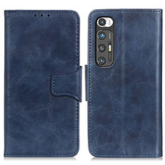 Custodia Portafoglio In Pelle Cover con Supporto ML2 per Xiaomi Mi 10S 5G Blu