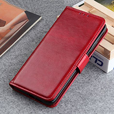 Custodia Portafoglio In Pelle Cover con Supporto ML7 per Huawei Honor 50 Pro 5G Rosso