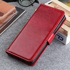 Custodia Portafoglio In Pelle Cover con Supporto ML7 per Motorola Moto G84 5G Rosso