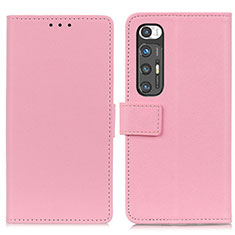 Custodia Portafoglio In Pelle Cover con Supporto ML8 per Xiaomi Mi 10S 5G Rosa