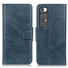 Custodia Portafoglio In Pelle Cover con Supporto ML9 per Xiaomi Mi 10S 5G Blu