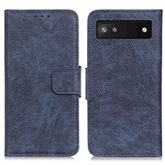 Custodia Portafoglio In Pelle Cover con Supporto N01P per Google Pixel 7a 5G Blu