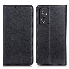 Custodia Portafoglio In Pelle Cover con Supporto N01P per Samsung Galaxy A15 LTE Nero