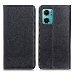 Custodia Portafoglio In Pelle Cover con Supporto N01P per Xiaomi Redmi 10 5G Nero