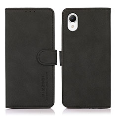 Custodia Portafoglio In Pelle Cover con Supporto N02P per Samsung Galaxy A23 5G SC-56C Nero