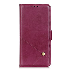 Custodia Portafoglio In Pelle Cover con Supporto N03 per Huawei P40 Pro+ Plus Rosso Rosa