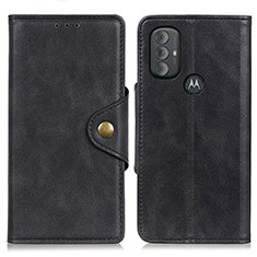 Custodia Portafoglio In Pelle Cover con Supporto N03P per Motorola Moto G Play (2023) Nero