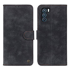 Custodia Portafoglio In Pelle Cover con Supporto N03P per Oppo K9 Pro 5G Nero