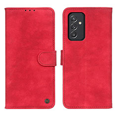 Custodia Portafoglio In Pelle Cover con Supporto N03P per Samsung Galaxy S23 FE 5G Rosso