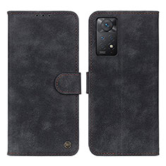 Custodia Portafoglio In Pelle Cover con Supporto N03P per Xiaomi Redmi Note 11 Pro 5G Nero