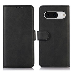 Custodia Portafoglio In Pelle Cover con Supporto N04P per Google Pixel 8 5G Nero