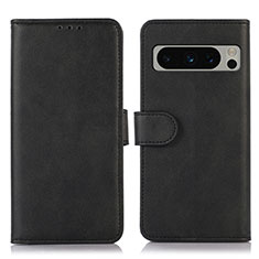 Custodia Portafoglio In Pelle Cover con Supporto N04P per Google Pixel 8 Pro 5G Nero