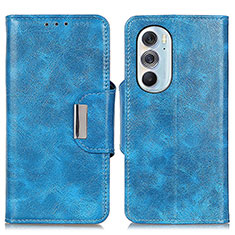 Custodia Portafoglio In Pelle Cover con Supporto N04P per Motorola Moto Edge Plus (2022) 5G Cielo Blu