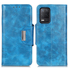 Custodia Portafoglio In Pelle Cover con Supporto N04P per Realme 8 5G Cielo Blu