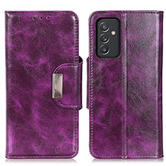Custodia Portafoglio In Pelle Cover con Supporto N04P per Samsung Galaxy A15 4G Viola