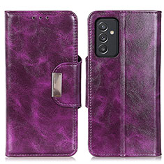 Custodia Portafoglio In Pelle Cover con Supporto N04P per Samsung Galaxy A15 LTE Viola