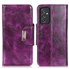 Custodia Portafoglio In Pelle Cover con Supporto N04P per Samsung Galaxy Quantum2 5G Viola