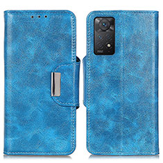 Custodia Portafoglio In Pelle Cover con Supporto N04P per Xiaomi Redmi Note 11 Pro 4G Cielo Blu