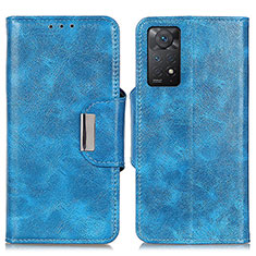 Custodia Portafoglio In Pelle Cover con Supporto N04P per Xiaomi Redmi Note 11 Pro 5G Cielo Blu
