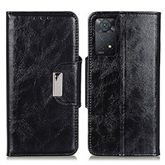 Custodia Portafoglio In Pelle Cover con Supporto N04P per Xiaomi Redmi Note 11 Pro 5G Nero