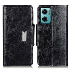 Custodia Portafoglio In Pelle Cover con Supporto N04P per Xiaomi Redmi Note 11E 5G Nero