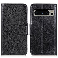 Custodia Portafoglio In Pelle Cover con Supporto N05P per Google Pixel 8 Pro 5G Nero