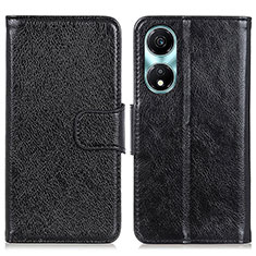 Custodia Portafoglio In Pelle Cover con Supporto N05P per Huawei Honor X5 Plus Nero