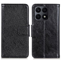 Custodia Portafoglio In Pelle Cover con Supporto N05P per Huawei Honor X8a 4G Nero