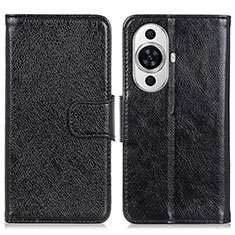 Custodia Portafoglio In Pelle Cover con Supporto N05P per Huawei Nova 11 Ultra Nero