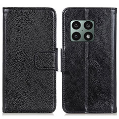 Custodia Portafoglio In Pelle Cover con Supporto N05P per OnePlus 10 Pro 5G Nero